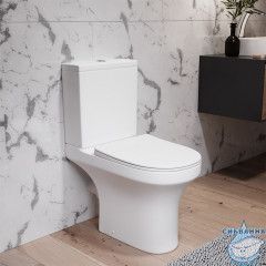 Унитаз напольный безободковый  Damixa Skyline с бачком и сиденьем Soft Close (микролифт) DX35C8600SC