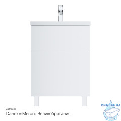 Тумба под раковину Am.Pm Gem 60 белый глянец