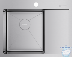 Кухонная мойка Omoikiri Akisame 65-IN-L 4973058 нержавеющая сталь