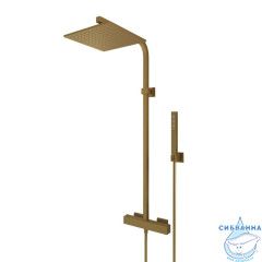 Душевая система Paini Dax-R 250 1 режим 84PJ689TH (брашированное золото)