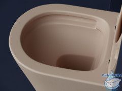 Унитаз подвесной безободковый Ceramicanova Balearica Rimless CN6000MC с сиденьем быстросъемным Soft Close (микролифт)