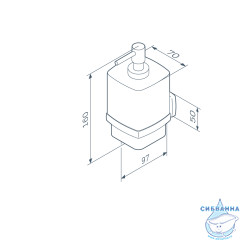 Дозатор для жидкого мыла AM.PM Gem A9036922