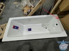 Чугунная ванна Универсал Оптима 180х80 №270 без ножек (с дефектом)