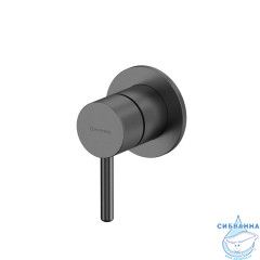 Внешняя часть смесителя на 1 потребитель WHITECROSS Y1241GM (оружейная сталь)