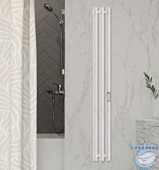 Полотенцесушитель электрический Indigo Style (с таймером) 13х120 белый матовый (с возможностью скрытого подключения, подключение R/L)