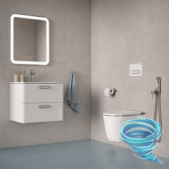 Унитаз подвесной безободковый Iddis Slide SLIRDSEi25 с сиденьем Soft Close (микролифт)