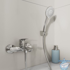 Смеситель для ванны, глянцевый хром, Rora, Milardo, RORSB00M02