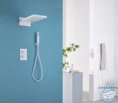 Душевая система Abber Weiss Insel 230 1 режим AF8052W (белый матовый)