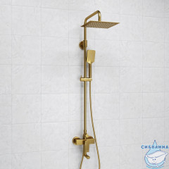 Душевая система Wasserkraft 250 1 режим A155.198.201.BG (золото матовое)
