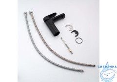 Смеситель для раковины Aquatek Ника AQ1810MB (черный матовый)