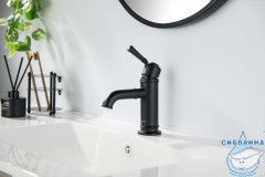Смеситель для раковины Aquatek Классик AQ1510MB (черный матовый)