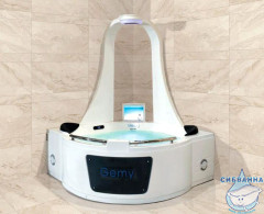 Акриловая ванна Gemy G9070 O 170х170 с гидромассажем