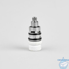 Дивертор для смесителя, латунь, h=54 мм, M24x1,5, вытяжной, белый, IDDIS, 997B0254SM-W