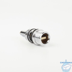 Дивертор для смесителя, латунь, h=64 мм, M24x1,5, вытяжной, хром, IDDIS, 997B0264SM