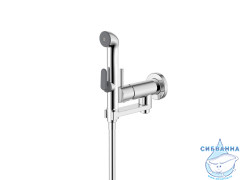 Встраиваемый смеситель с гигиеническим душем Aquatek Ника AQ1819CR  (хром )