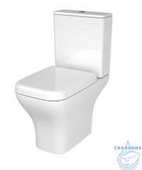 Унитаз напольный Vitra Polar 9843B003-7201 с бачком и сиденьем Soft Close (микролифт)