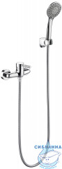 Cмеситель для душа с душевым гарнитуром Bravat Slim F9332366CP-01-RUS (хром)