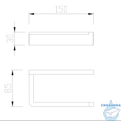 Держатель для туалетной бумаги ABBER Westen AA1731G 
