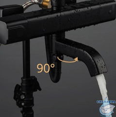 Душевая система Gappo G2491-6 230 1 режим (черный матовый)