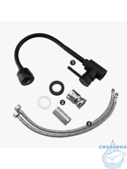 Смеситель кухни Frap F40993-6 (черный матовый)