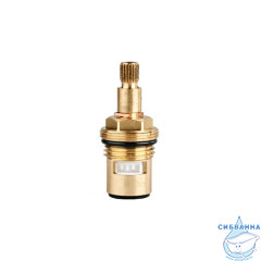 Кран-букса керамическая, 180°, 20 зубцов, G 1/2", M24, h=53 мм, IDDIS, 998CR531SM