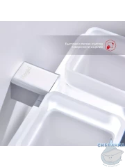 Стакан Raglo R301.08 (хром/белый)