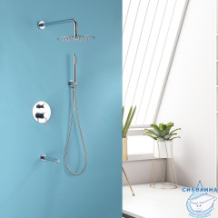 Душевая система Abber Emotion 250 1 режим AF8817 (хром)