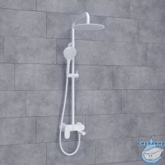 Душевая система Wasserkraft 250 1 режим A185.257.155.WM (белый матовый)