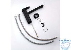 Смеситель для кухни Aquatek Ника AQ1880MB (черный матовый)