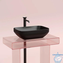  Раковина на столешницу 50 см Ceramicanova Element CN6055MB (черный матовый)
