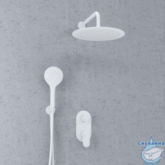 Душевая система Wasserkraft 300 1 режим A85155 (белый матовый)