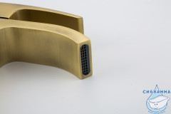 Смеситель для раковины Gappo G1007-4 (без донного клапана) (бронза)