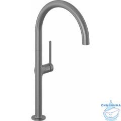 Смеситель для кухни Kludi Reef 50803N275 (оружейная сталь)