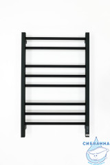 Полотенцесушитель электрический Grois Nex GR-112 50х80 П8 black mat U (черный матовый)