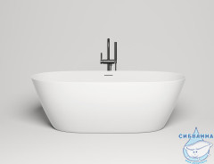 Ванна из искусственного камня Salini Sofia 164x75 (материал sapirit, белый глянцевый)