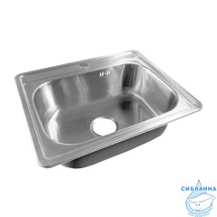 Мойка, нержавеющая сталь, сатин, 530*430, Basic, IDDIS, BAS53S0i77