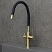 Смеситель для кухни Lemark Expert LM5083LGN-Black (золото/черный)