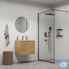 Душевая система Iddis Parker 340 1 режим PARGM03i68 (графит)