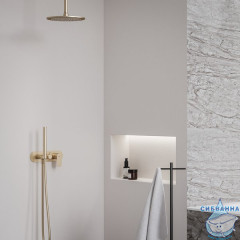 Встраиваемый смеситель для ванны Ravak Eleganta  X070374 (розовое золото)