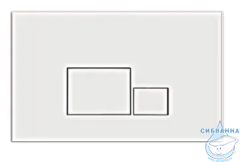 Кнопка смыва Toni Arti Tocco TA-0062 белый глянец
