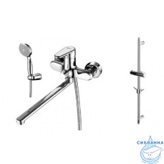 Смеситель для ванны Lemark Point LM0379C с аксессуарами (хром)