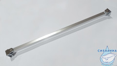 Душевое ограждение ABBER Zart AG08080P-S91 80x90 профиль хром, стекло  прозрачное (без поддона)