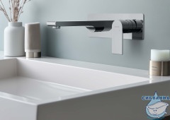 Смеситель для раковины встраиваемый Aquatek Лира AQ1413CR (хром)