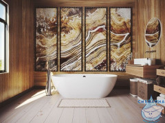 Ванна из литьевого мрамора Esse Sumbawa 180x79