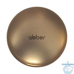 Накладка на слив для раковины ABBER AC0014MMG золото матовое, керамика