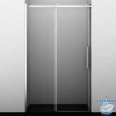 Дверь в нишу Wasserkraft Dinkel 120 см профиль хром, стекло прозрачное 58R05 