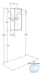 Шкафчик Акватон Сохо 35 см слейт/галька серая 1A258403AJ9A0 