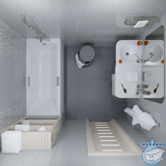 Акриловая ванна Тритон Алекса 170x75 с каркасом