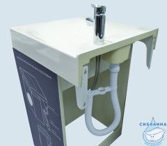 Раковина на стиральную машину 60х60 см 1MarKa Laundry 