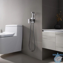 Смеситель с гигиеническим душем Aquatek Либра AQ1022CR (хром)